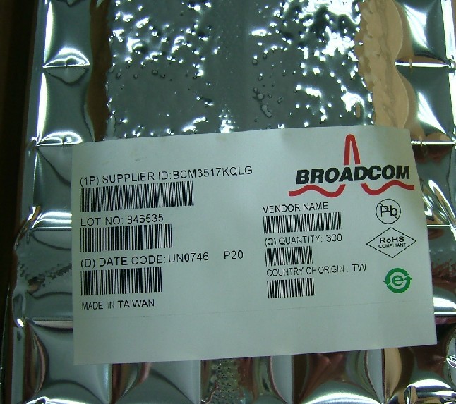 ͺ:BCM3517KQLGP20 ƷBROADCOM